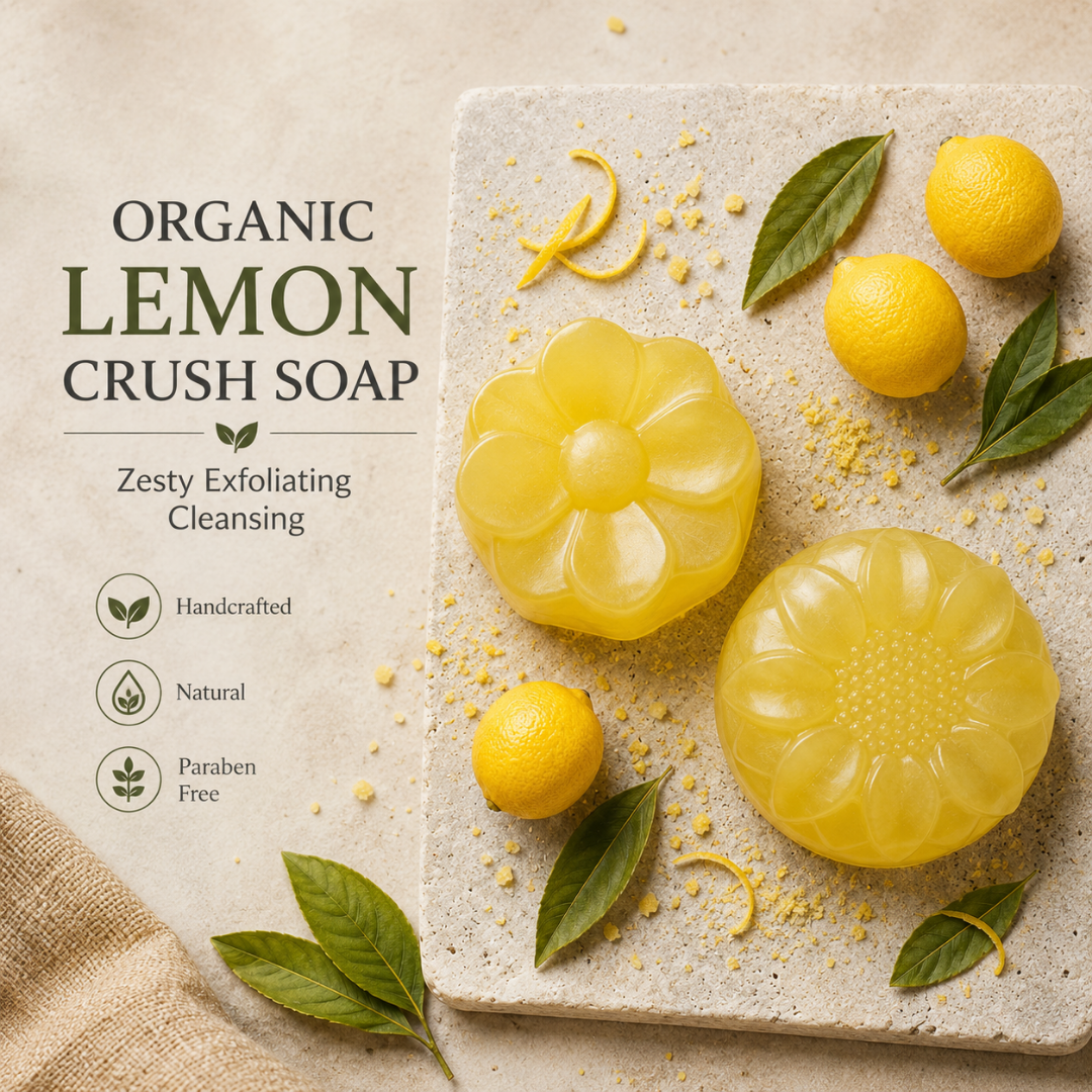 Organic Lemon Crush Soap (Pack of 6)