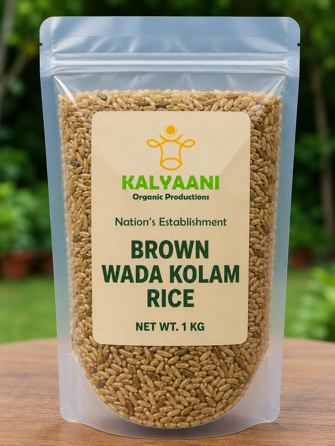 Kalyaani Brown Wada Kolam Rice 1Kg