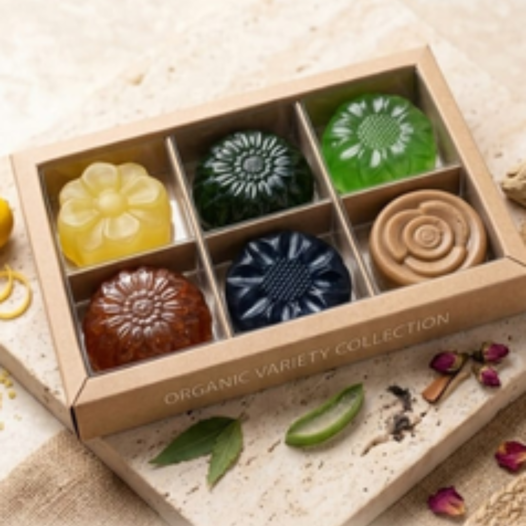 Organic Combo Soap pack of 6