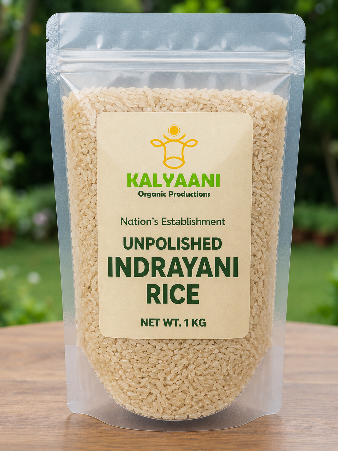 Kalyaani Unpolished Indrayani Rice 1kg